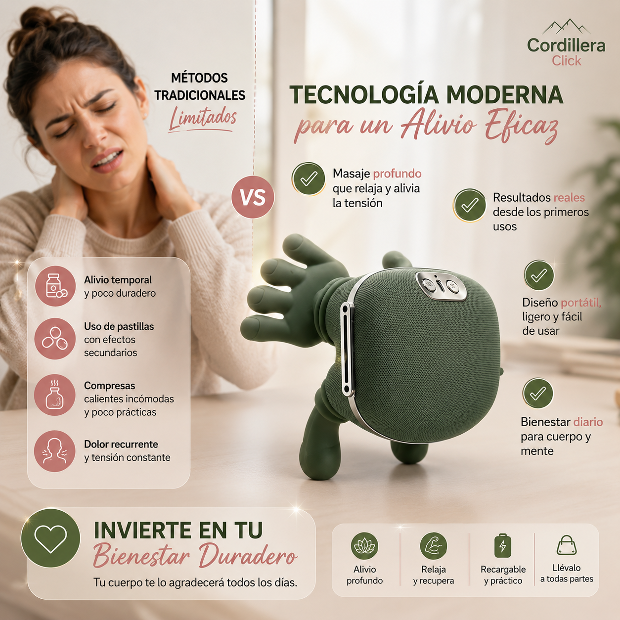 Serenia™ | Masajeador Corporal