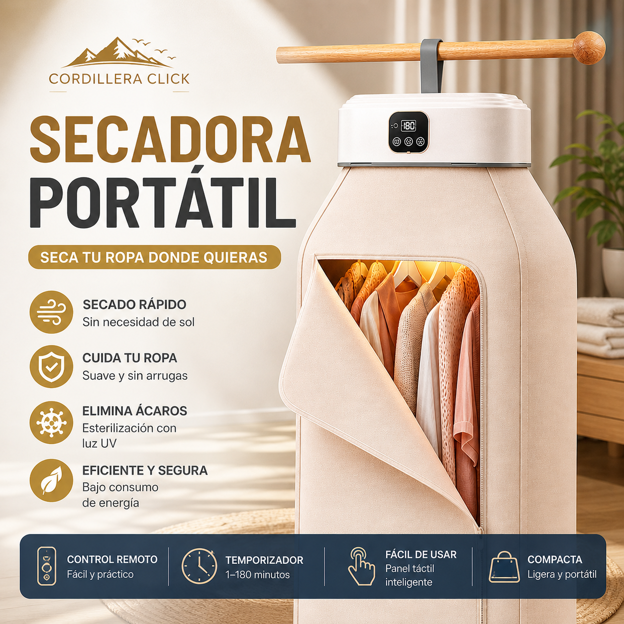Clothes dryer ™ Secadora de ropa portatil