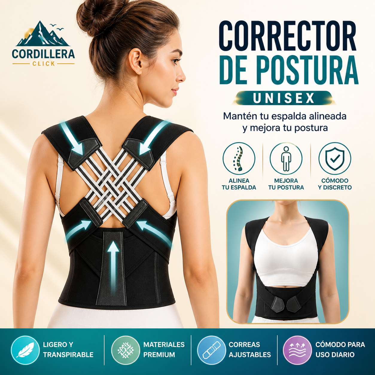 Upright™ Corrector de postura