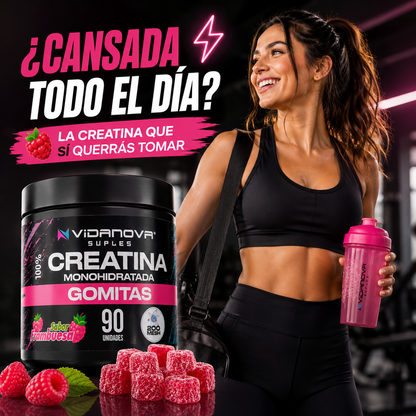 PowerBerry Creatine Gummies™ Creatina monohidratada