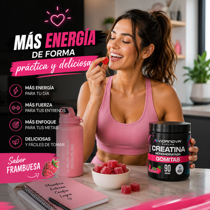 PowerBerry Creatine Gummies™ Creatina monohidratada