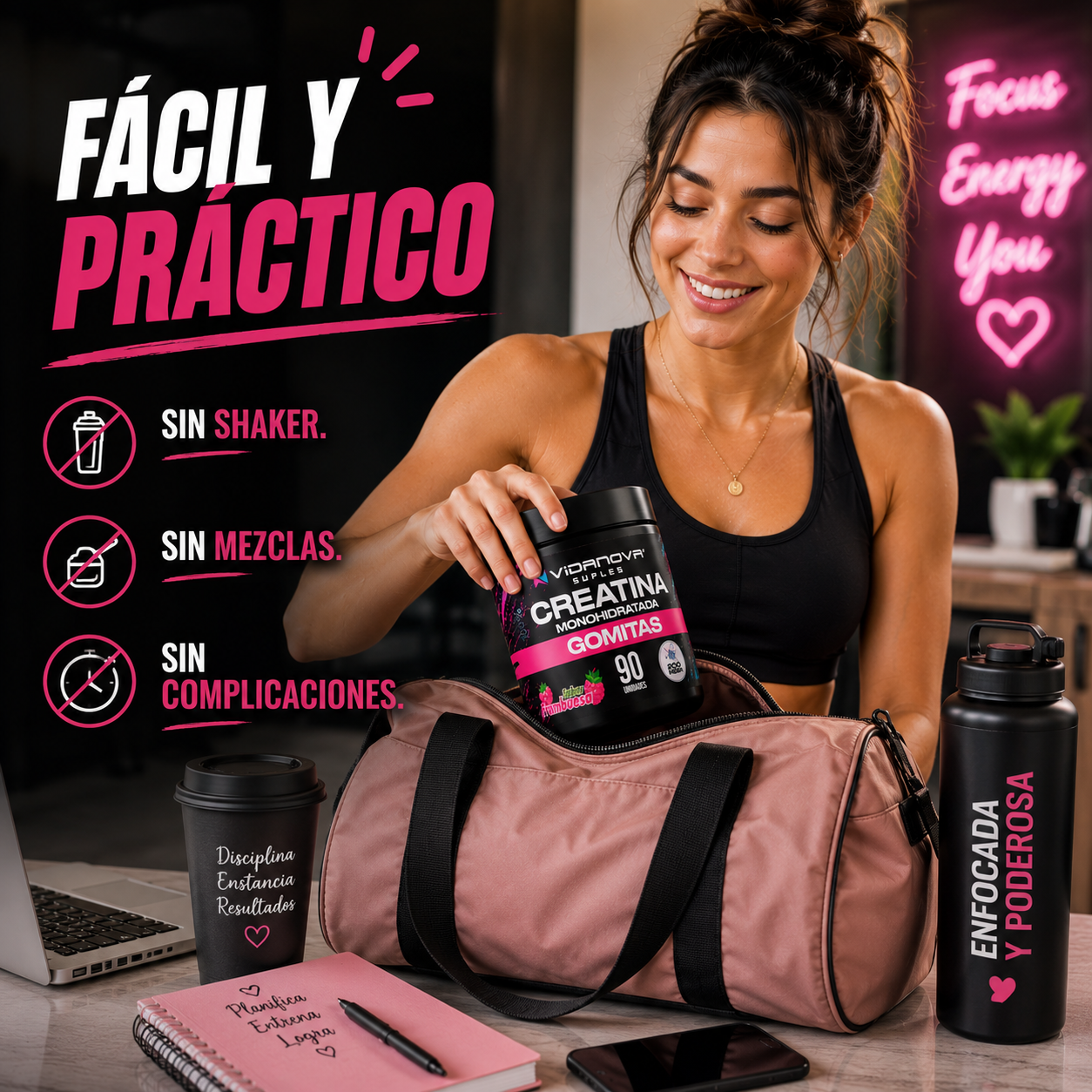 PowerBerry Creatine Gummies™ Creatina monohidratada