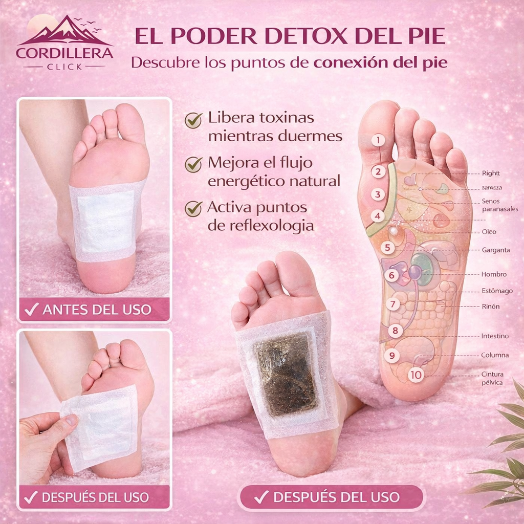 Detox Patches ™  Parches Kinoki para pies