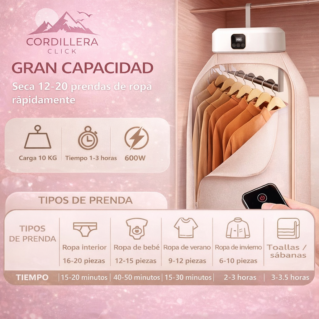 Clothes dryer ™ Secadora de ropa portatil