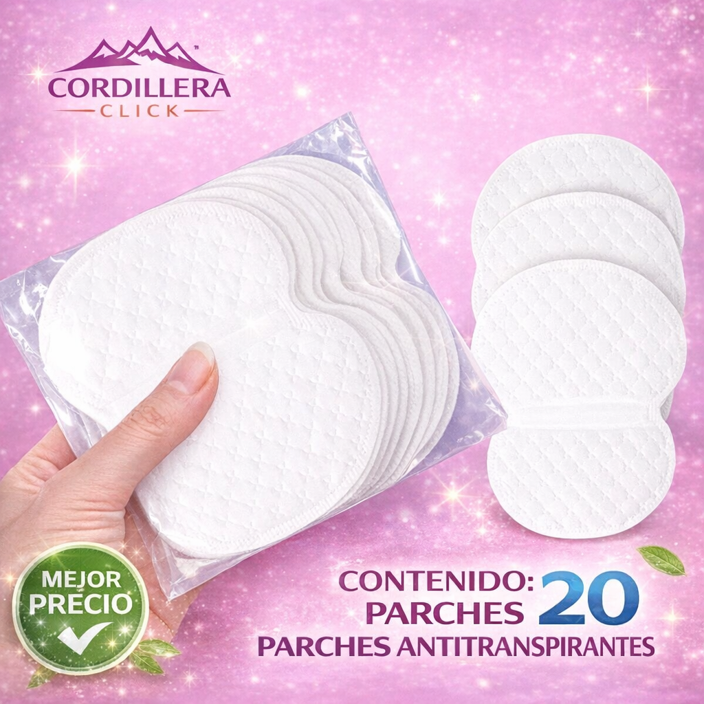 Absorbent wipes™ Parches antitranspirantes para axilas.