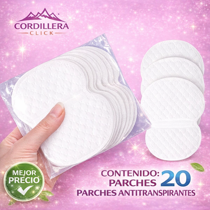 Absorbent wipes™ Parches antitranspirantes para axilas.