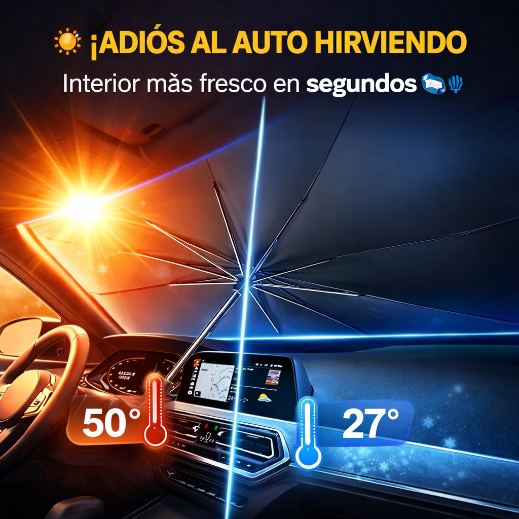 SombraSmart™ – Parasol Inteligente para Auto con Protección UV
