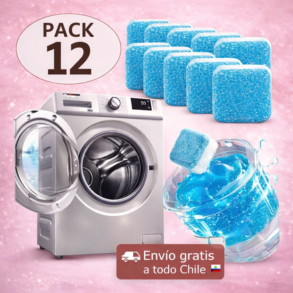 Effervescent tablet ™ Limpiador de lavadora.